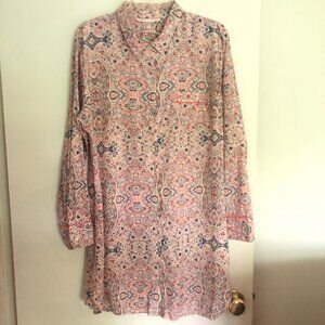 Victorias Secret The Mayfair Cotton Modal Night Gown Sleepshirt Pajamas Large